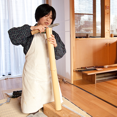 竹細工特有の力強が伝わる 素朴さのある竹細工 竹千代工房